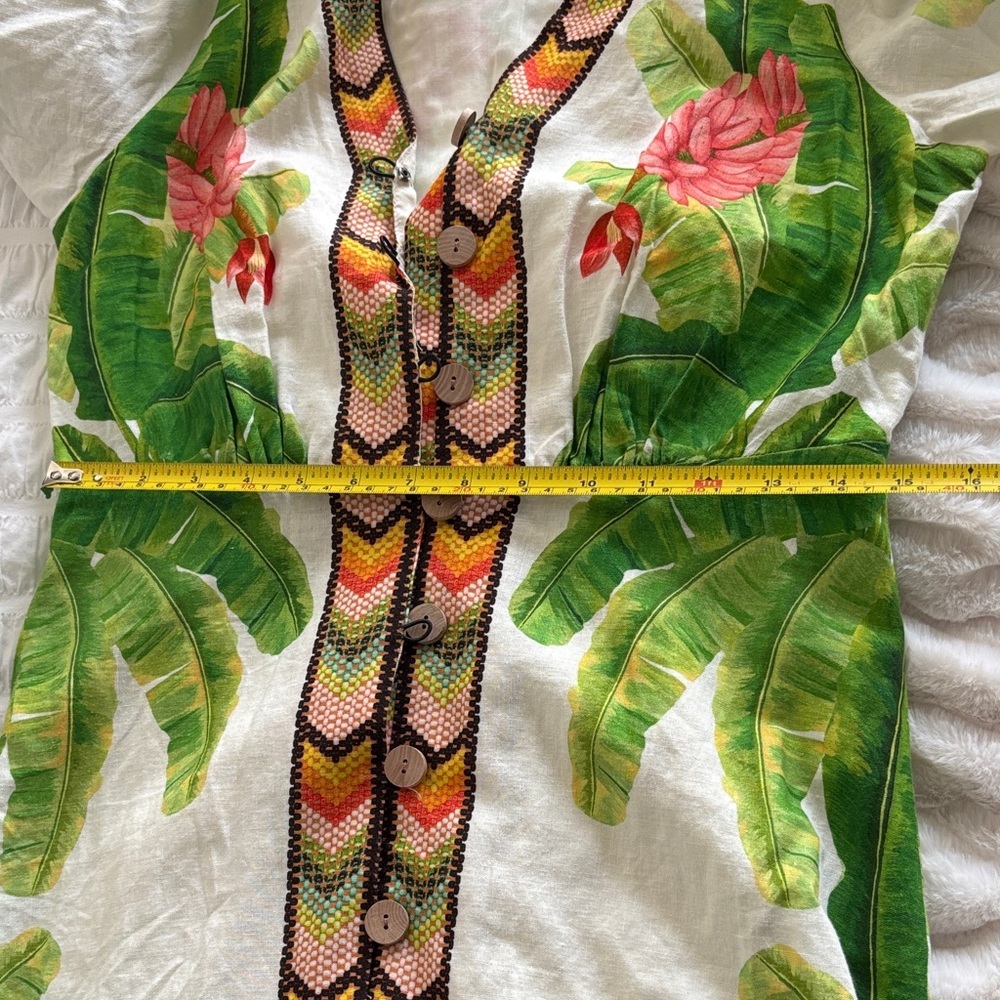 FARM Rio Tropical Leaf and Floral Maxi Dress - Picture 14 of 16